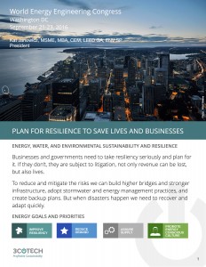 Plan for Resilience to Save Lives and Businesses - front page